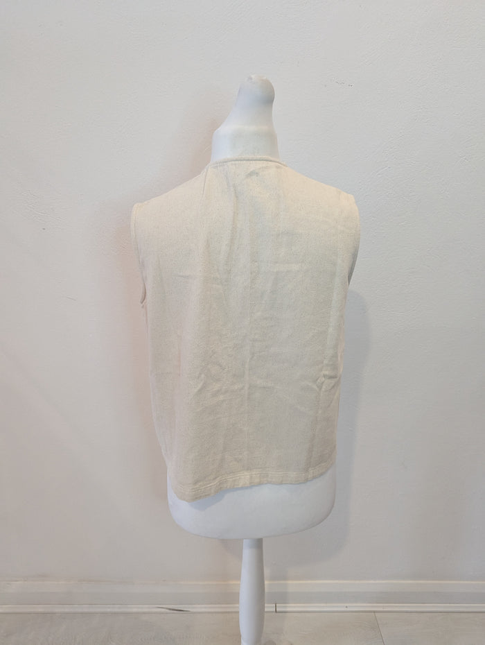 JCL Cream Waistcoat 8-10 RRP £49.99