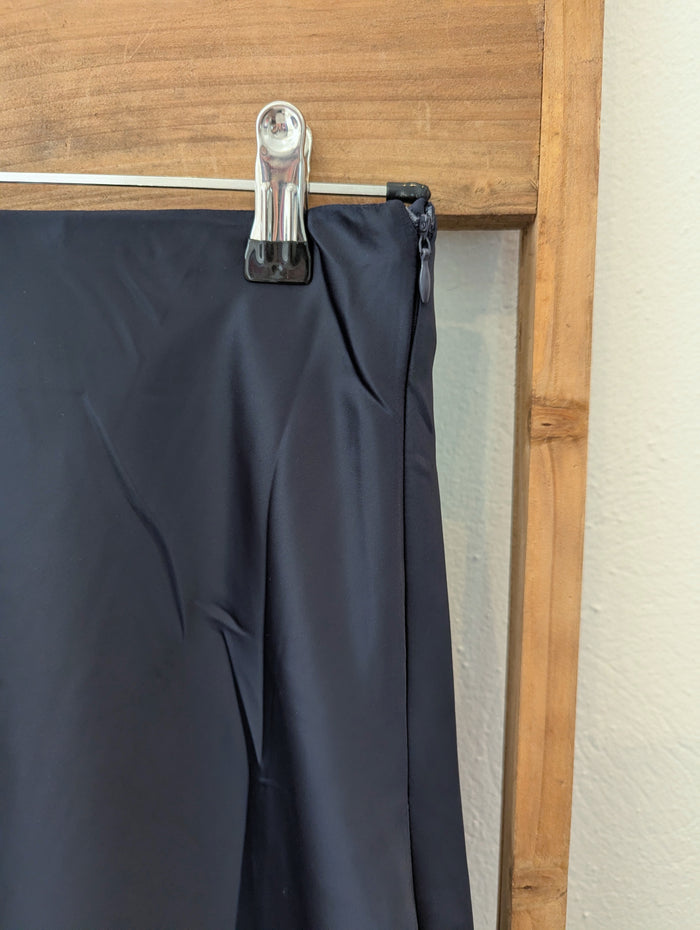 JCL Navy Satin Skirt S RRP £49.99