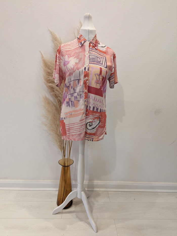 Jean Chancel Pink Shirt 12/14