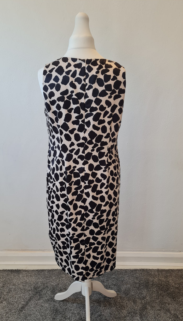 Jeff & Co Animal Print Two Piece Dress Suit Size 16