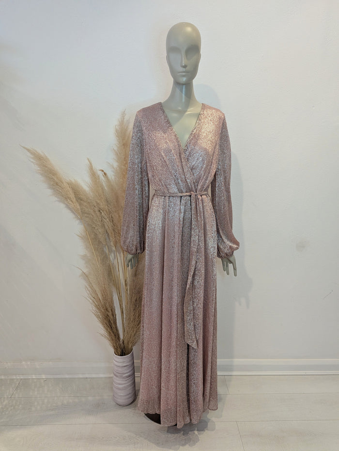 Jenny Peckham Blush Wrap Dress 18 NWT