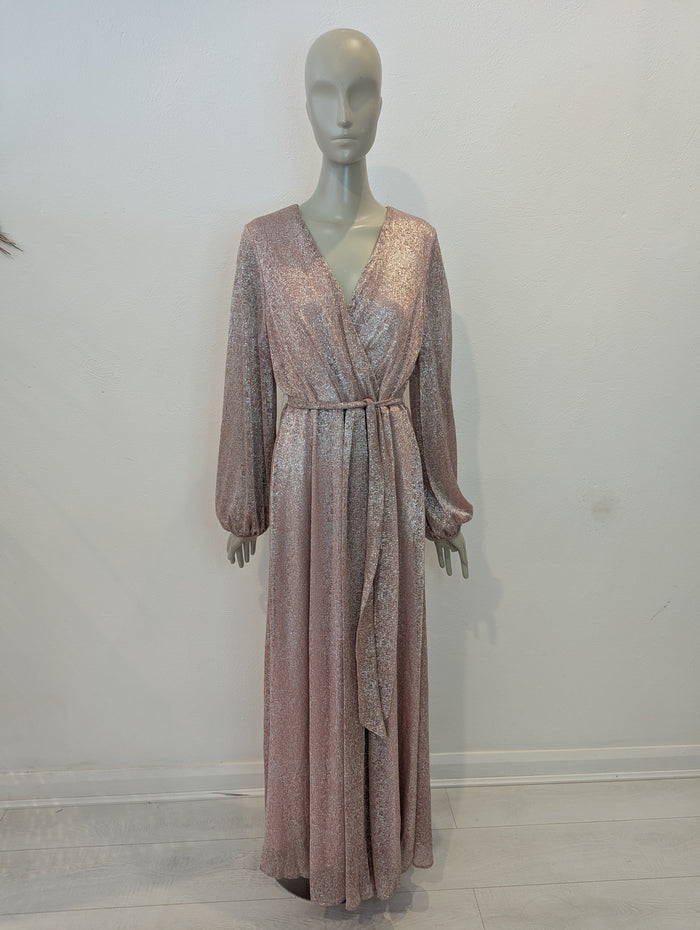 Jenny Peckham Blush Wrap Dress 18 NWT