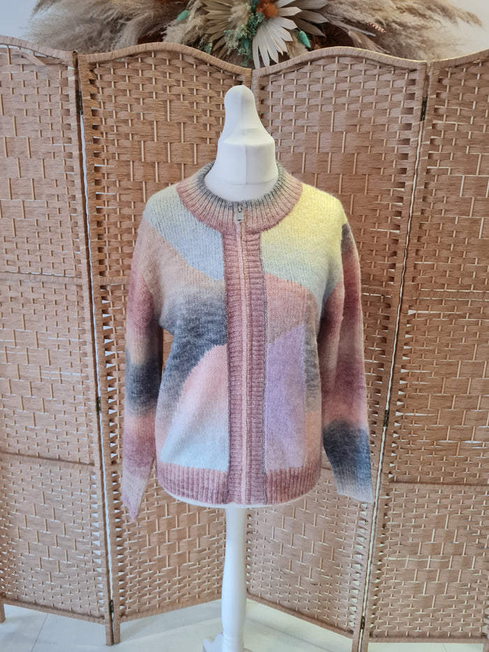 Jessica Graaf multi cardigan L