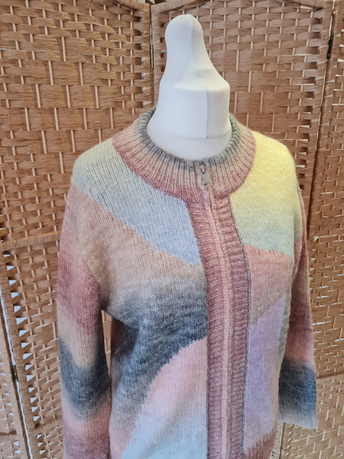 Jessica Graaf multi cardigan L
