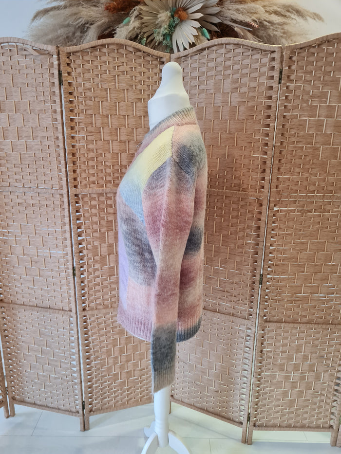 Jessica Graaf multi cardigan L