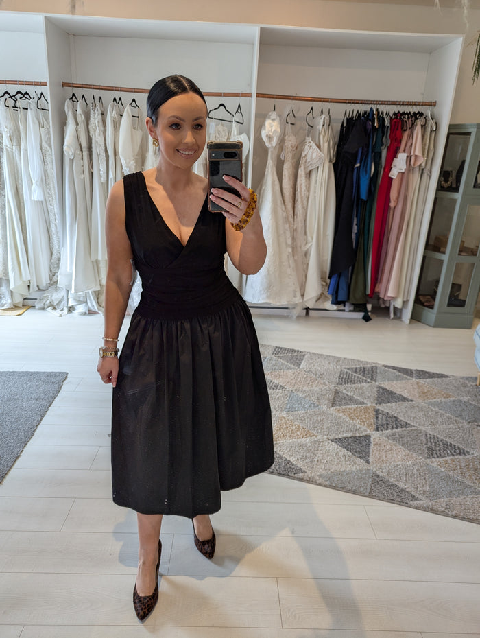 Jessica Howard Black Dress 14 NWT
