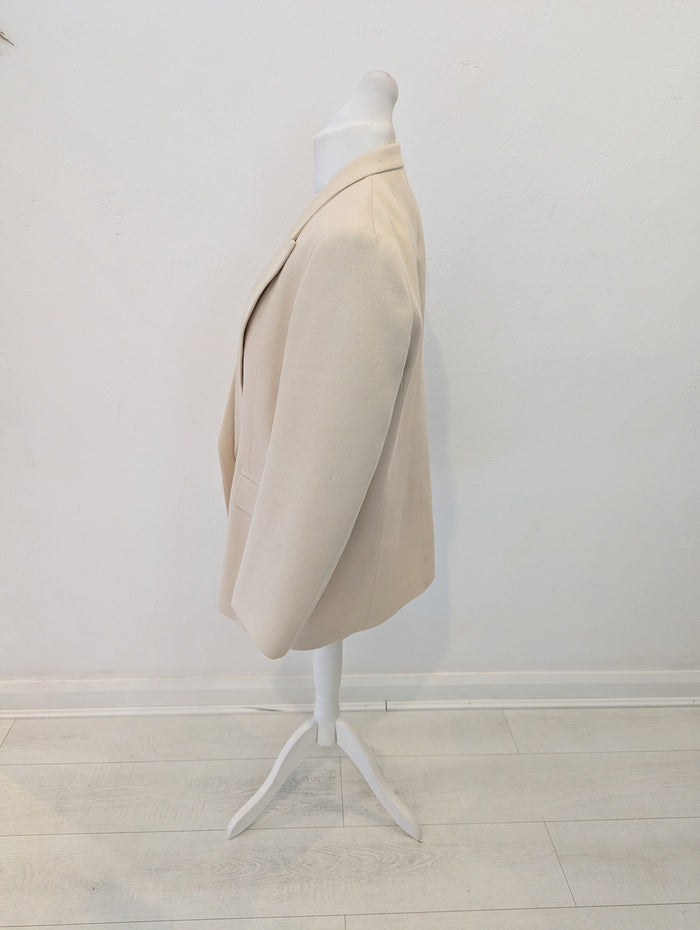 Jigsaw cream blazer 14