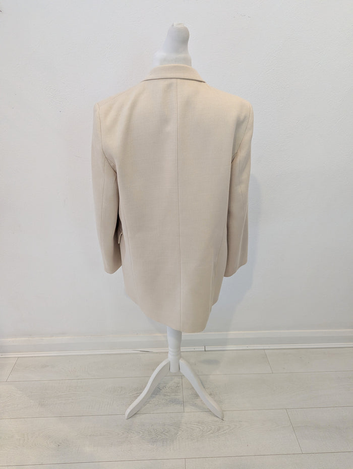 Jigsaw cream blazer 14