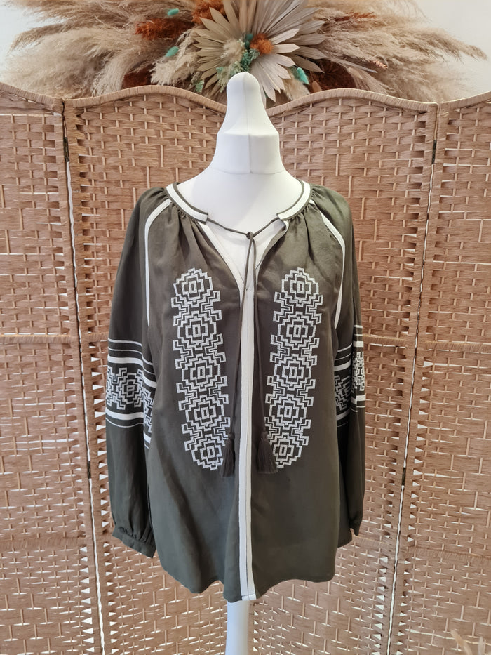 Jigsaw Khaki Tunic L