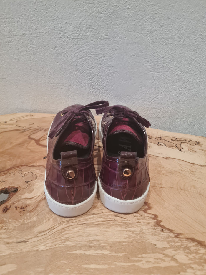 Jigsaw Maroon Trainers 8