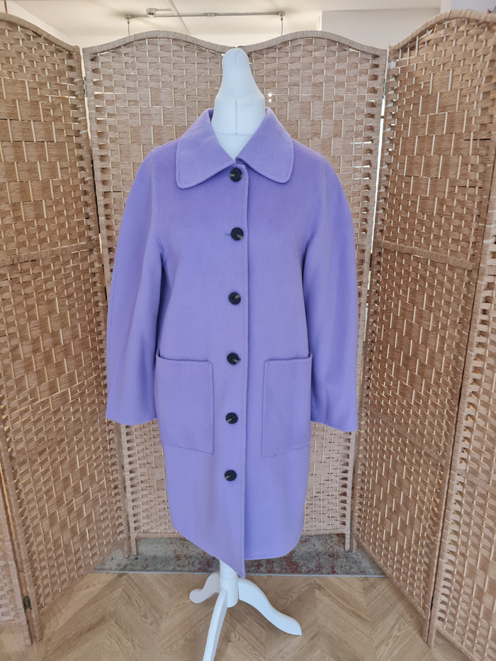 Jigsaw Purple Coat L
