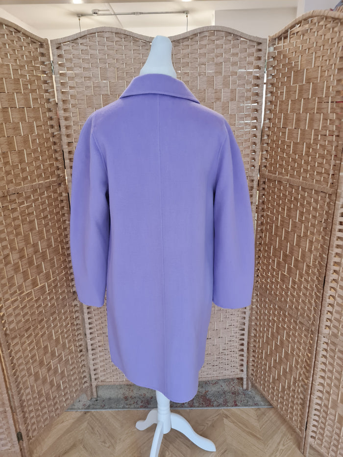 Jigsaw Purple Coat L