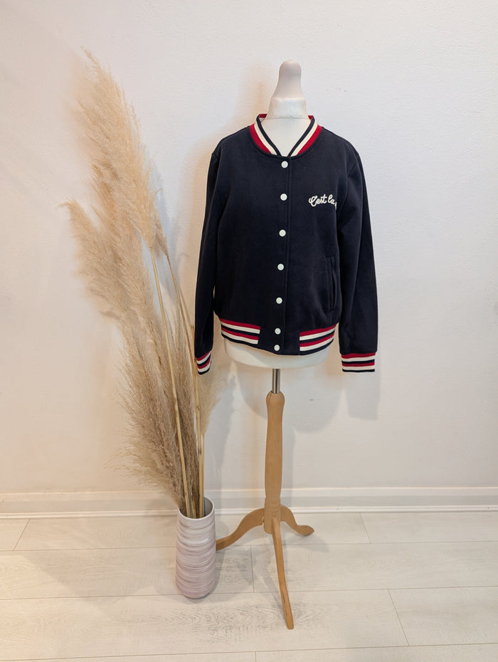 Joanie Navy Baseball Jacket M NWT RRP £45