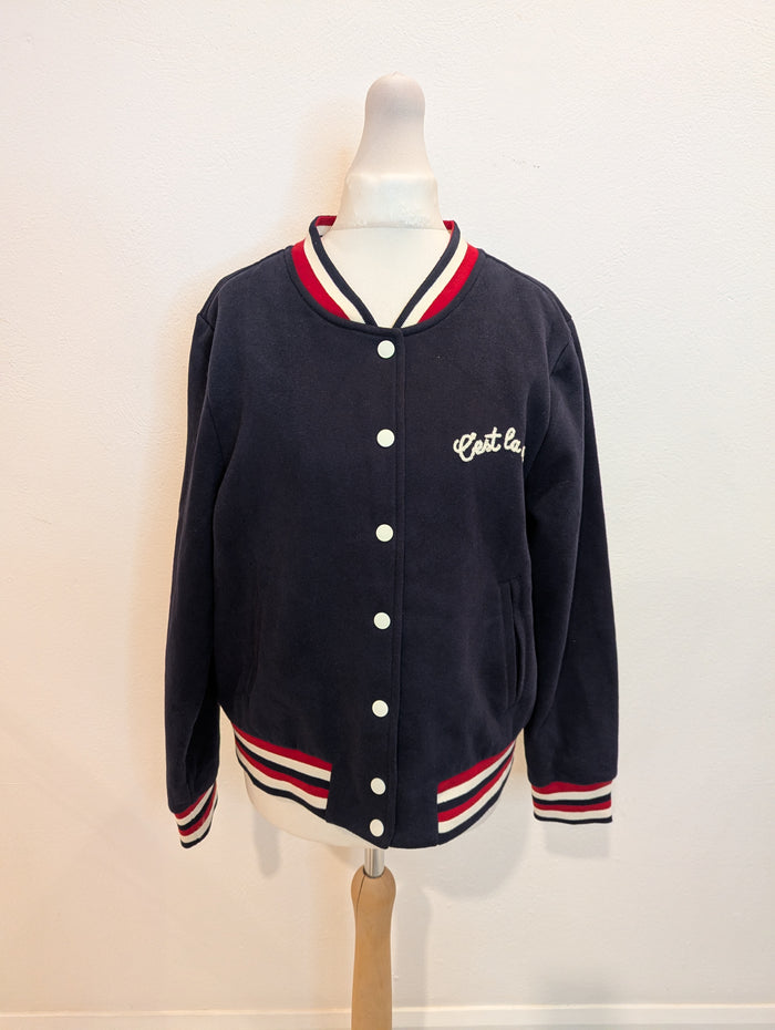 Joanie Navy Baseball Jacket M NWT RRP £45