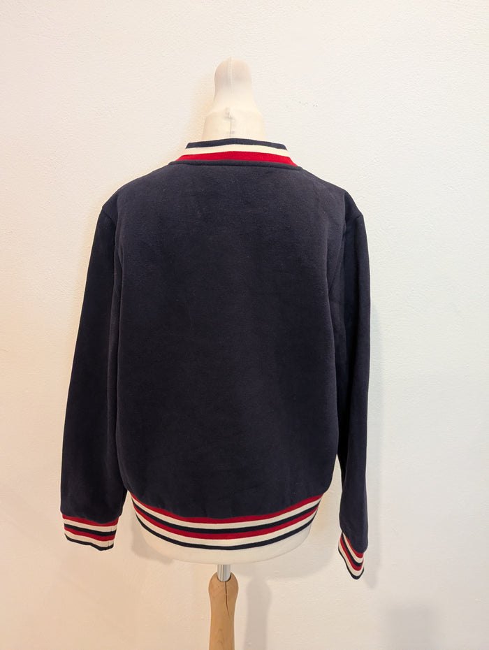 Joanie Navy Baseball Jacket M NWT RRP £45