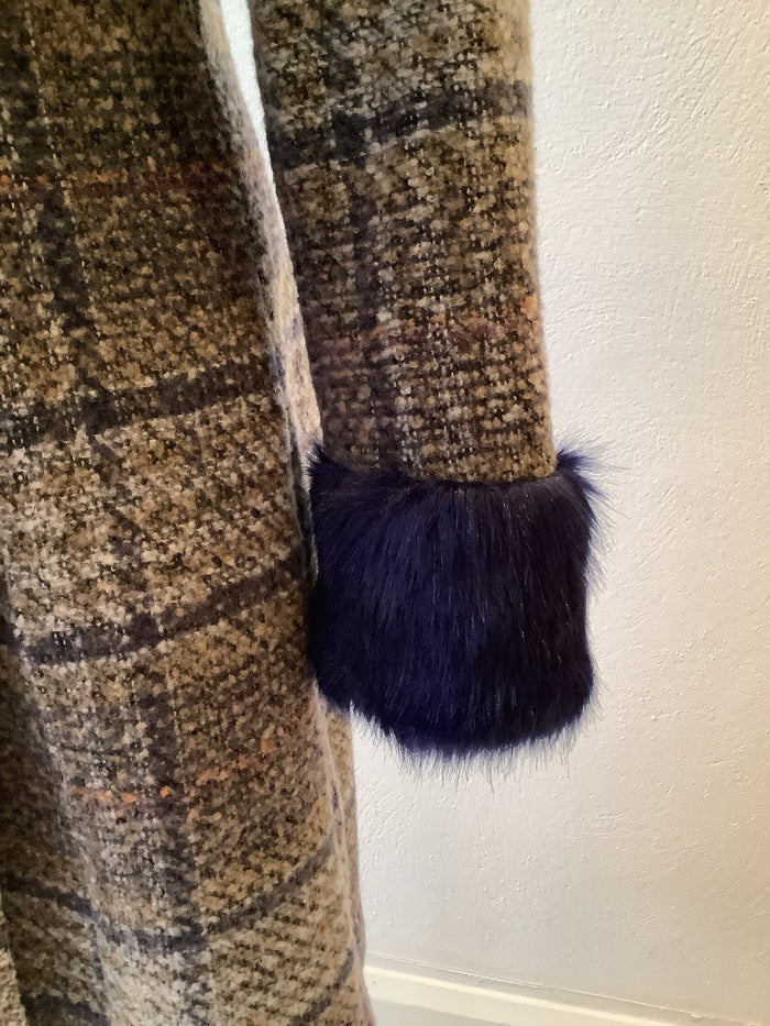 Joe Browns Blue Tweed Coat 10