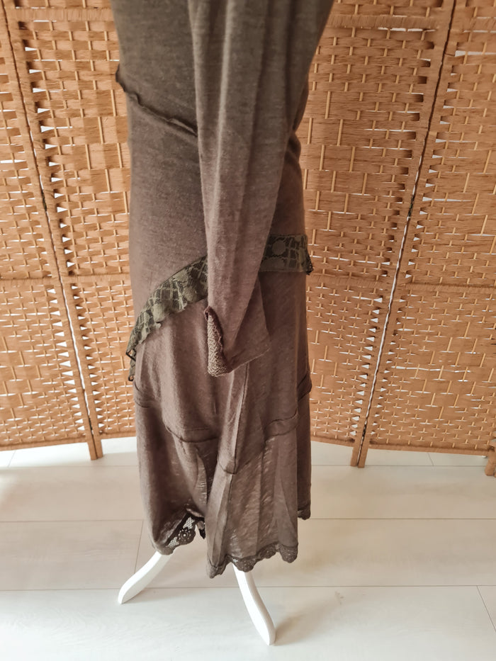 Joe Browns Khaki wool Maxi 12