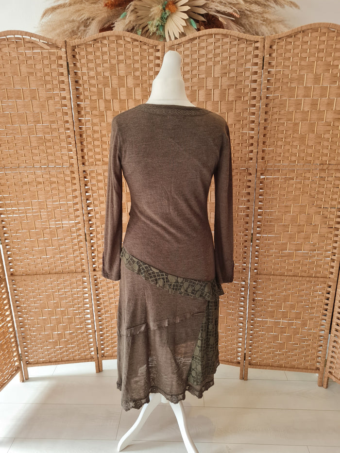 Joe Browns Khaki wool Maxi 12