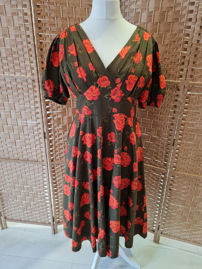 Joe Browns Olive Rose dress 16
