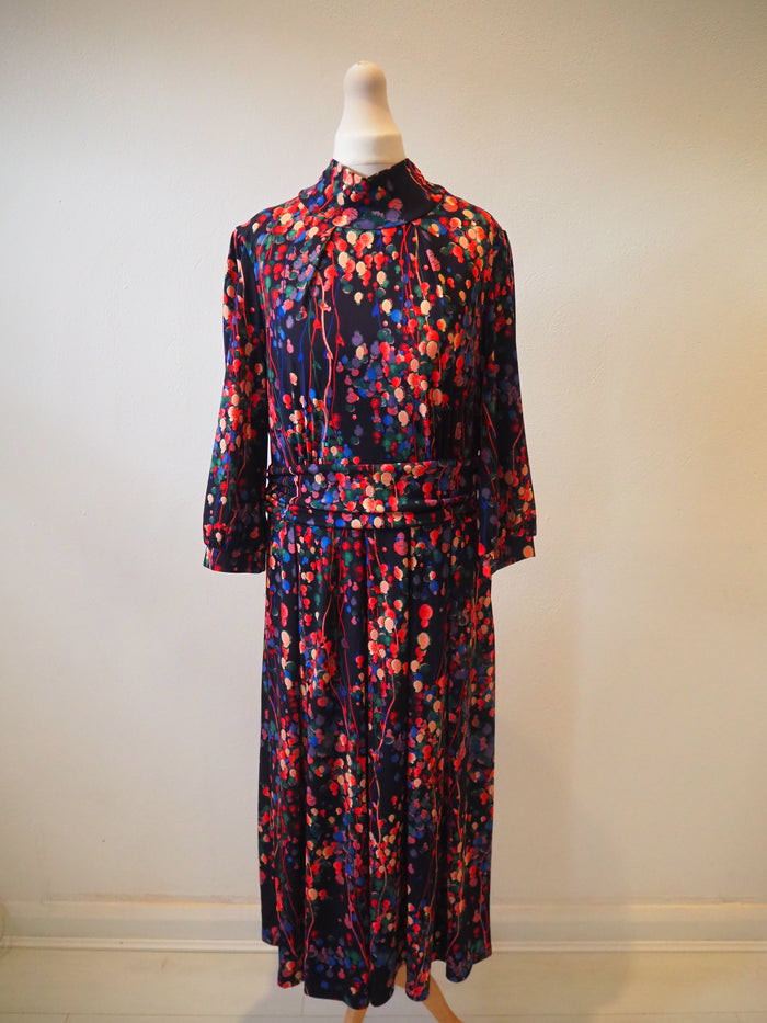Jolie Moi Turtleneck Multi Midi Dress 14 NEW RRP £85