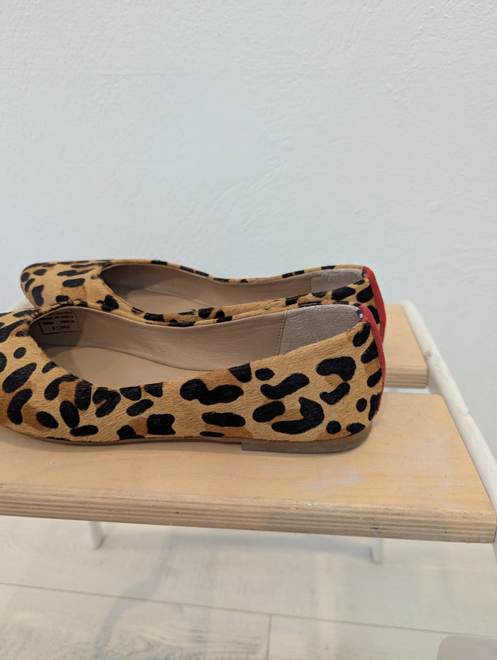 Joules leopard pony hair pumps 6