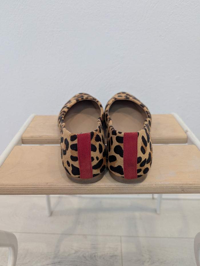 Joules leopard pony hair pumps 6