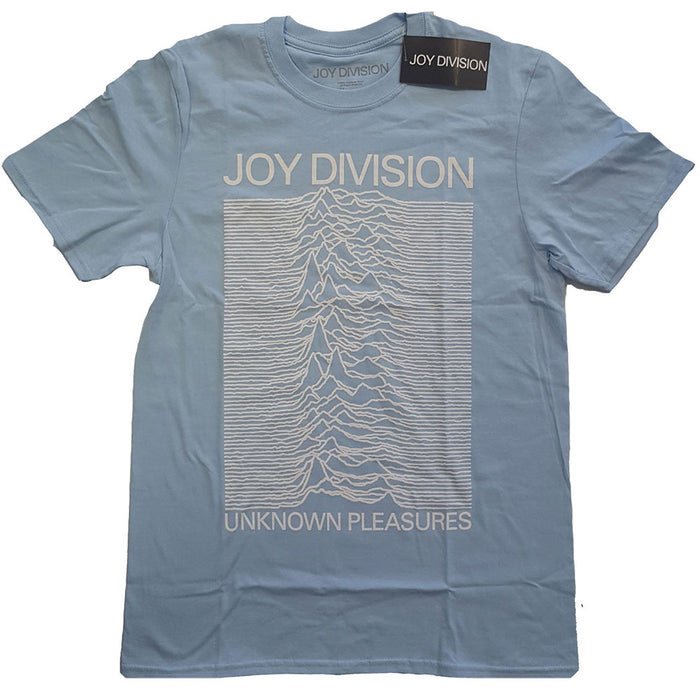 Joy Division T Shirt - Unknown Pleasures, Blue Rock Off