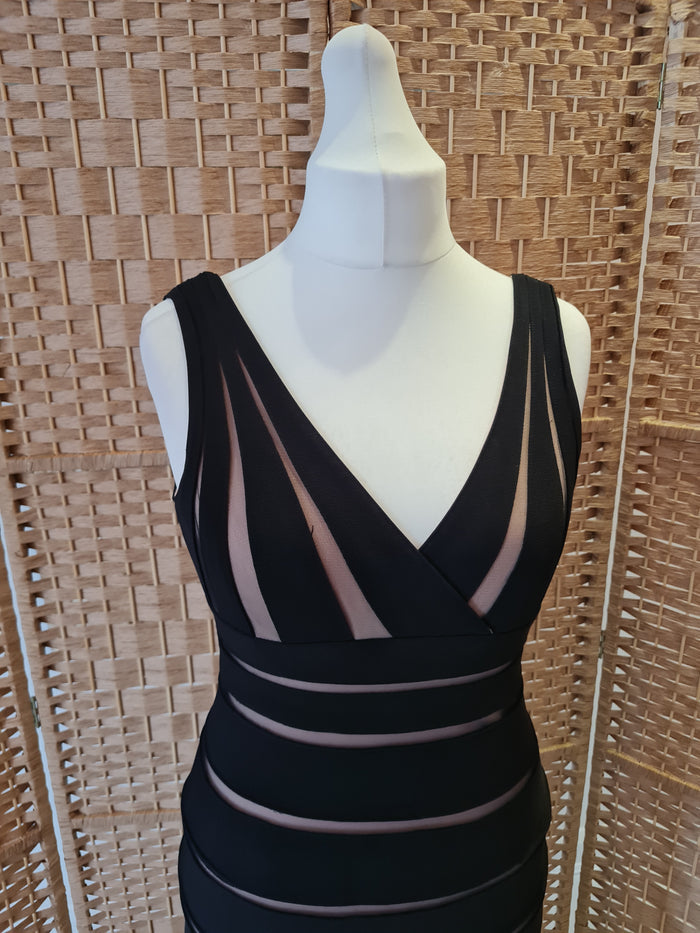 JS Collections Black Formal Dress 12