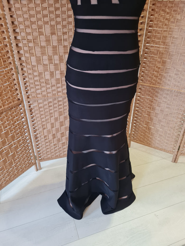 JS Collections Black Formal Dress 12