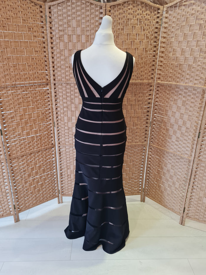JS Collections Black Formal Dress 12