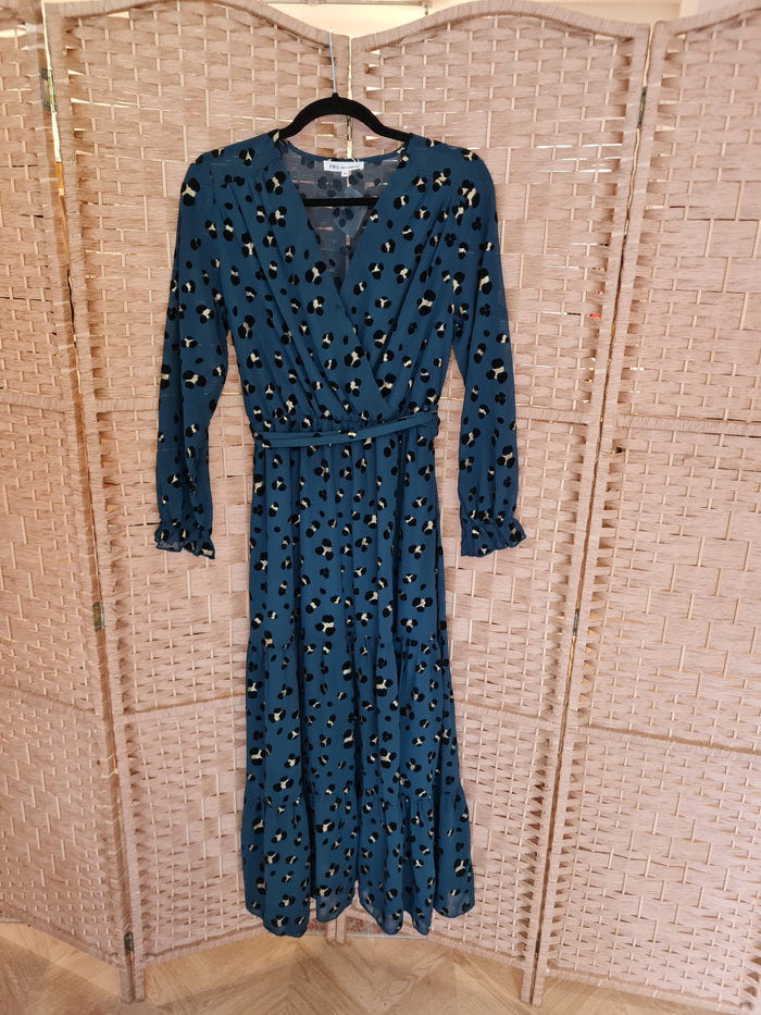 JS Millenium green animal print maxi M