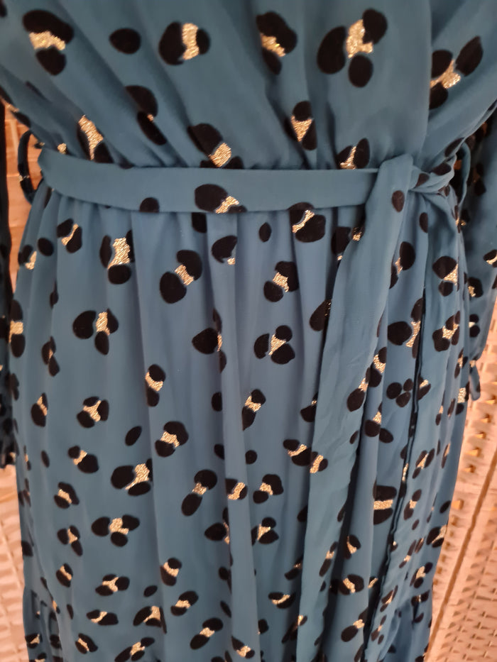 JS Millenium green animal print maxi M