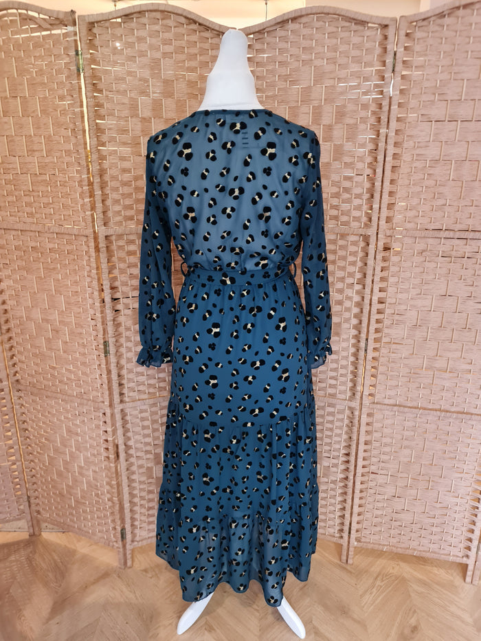 JS Millenium green animal print maxi M