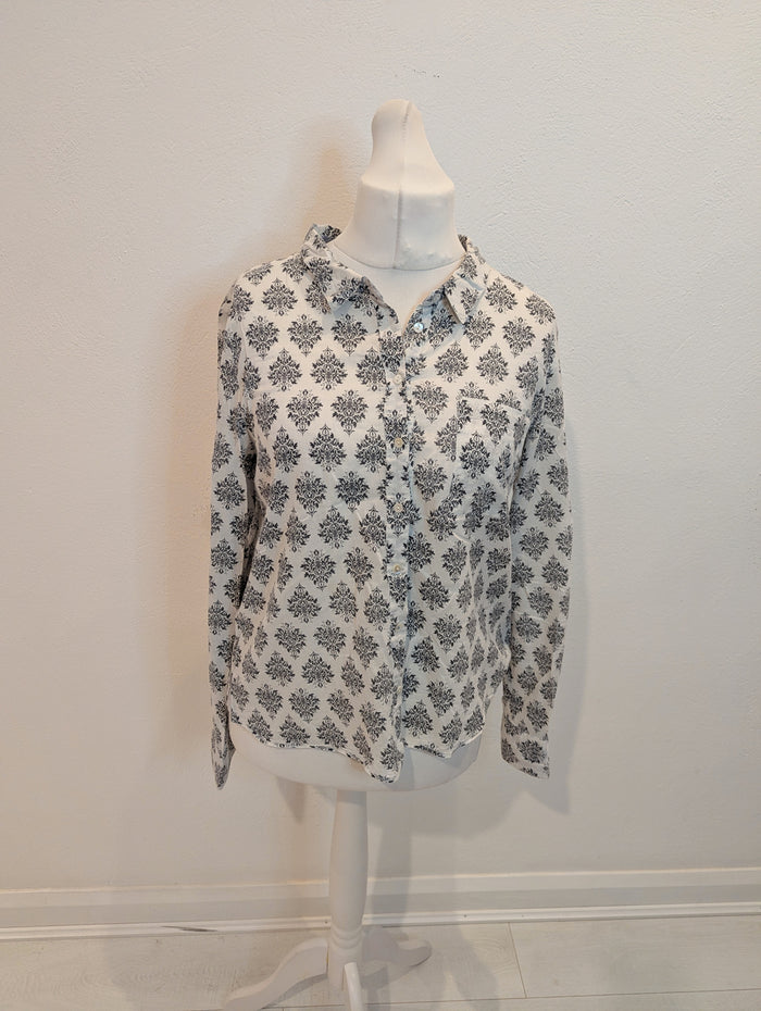 Kaffe Grey Pattern Blouse 14