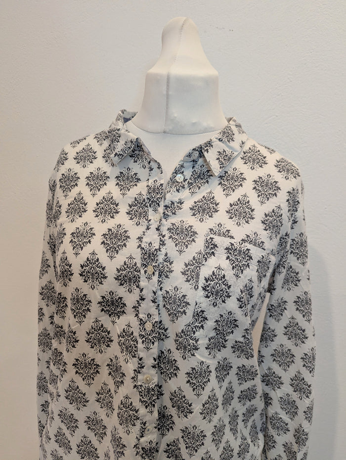 Kaffe Grey Pattern Blouse 14
