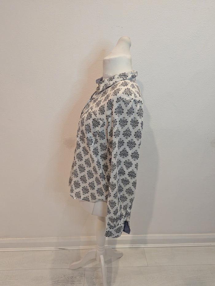 Kaffe Grey Pattern Blouse 14
