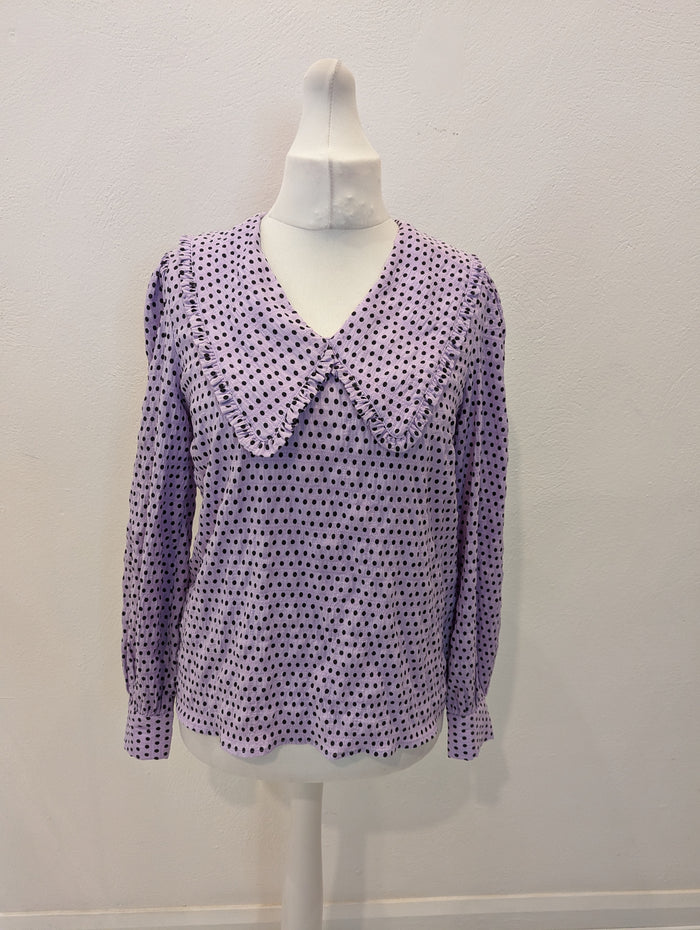 Kaffe Lilac Spot Top 36