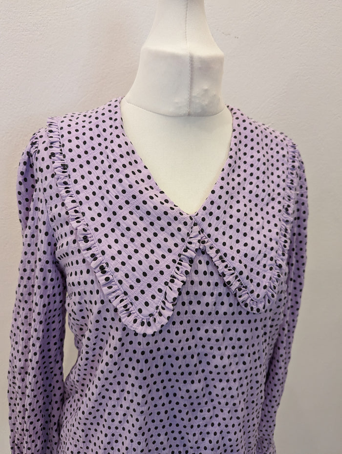 Kaffe Lilac Spot Top 36