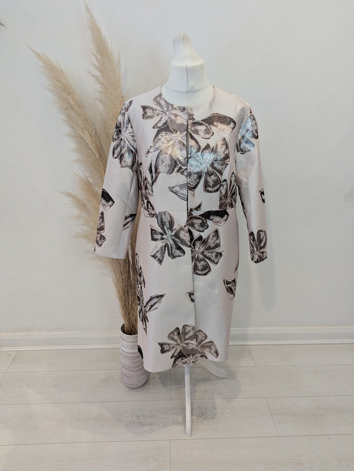 Kaleidoscope Floral Dress Coat 18 Nwt