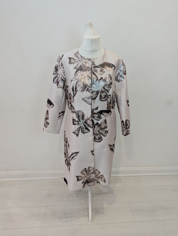 Kaleidoscope Floral Dress Coat 18 Nwt