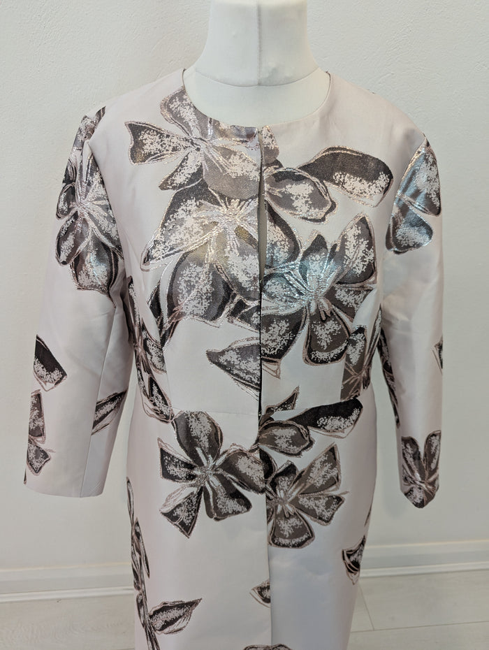 Kaleidoscope Floral Dress Coat 18 Nwt