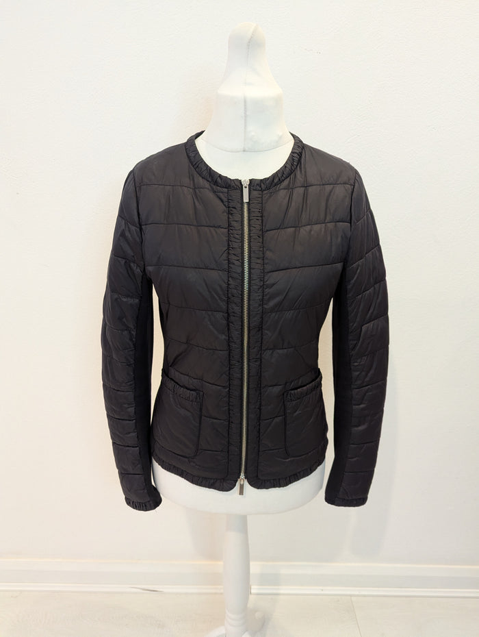 Karen Millen black padded jacket 14
