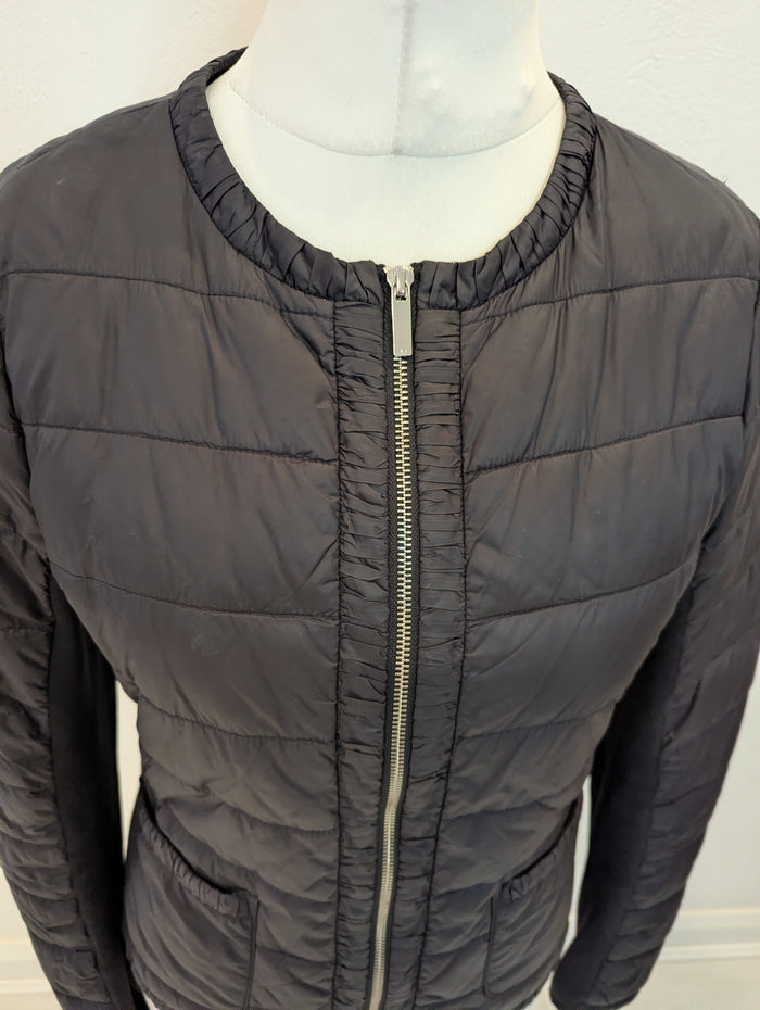 Karen Millen black padded jacket 14