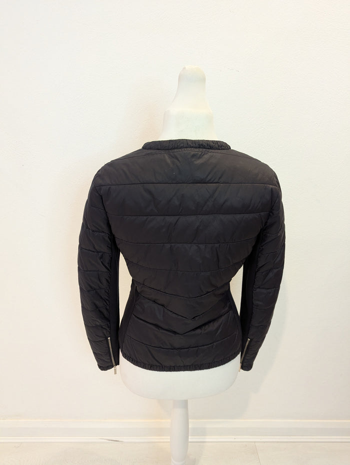 Karen Millen black padded jacket 14