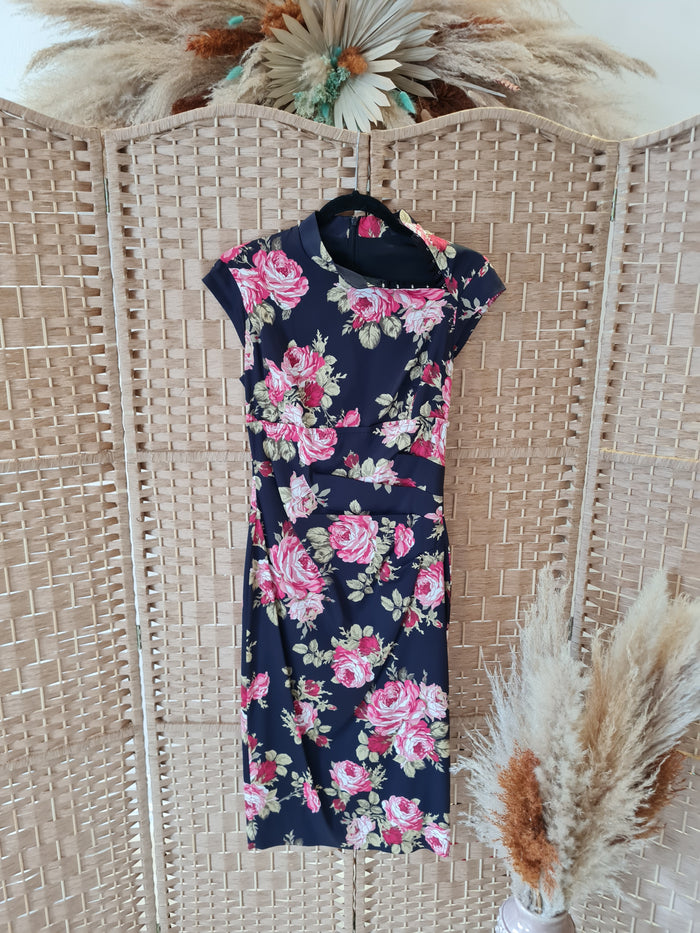 Karen Millen high neck floral dress 12