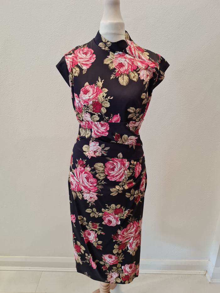 Karen Millen high neck floral dress 12