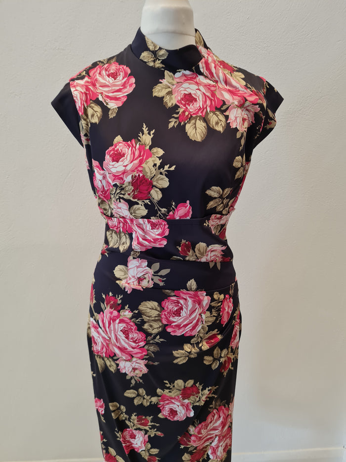 Karen Millen high neck floral dress 12