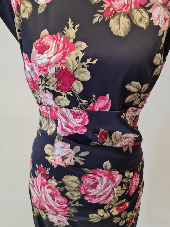 Karen Millen high neck floral dress 12
