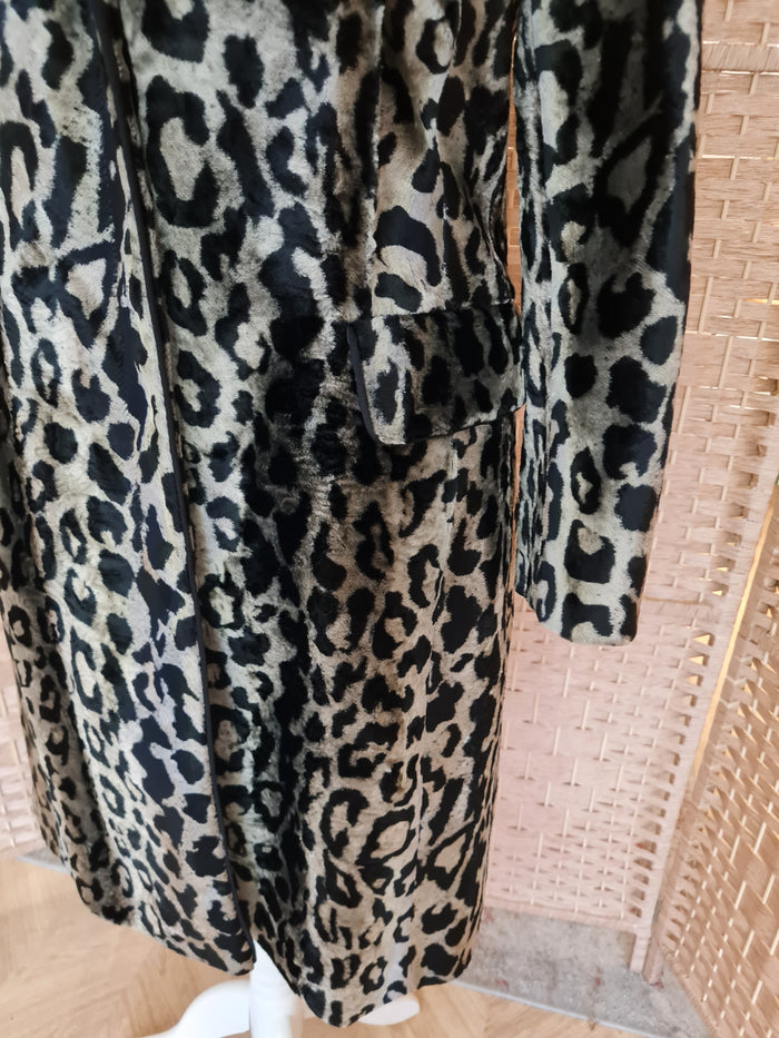 Karen Millen Leopard Print Coat 14 (small fitting)