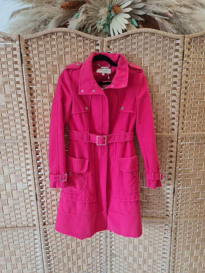 Karen Millen Pink Coat 10